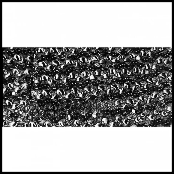 Black Sequin Halter Dress Sexy Micro Mini Bodycon Formal 70s Vintage Disco Era - Picture 8 of 13